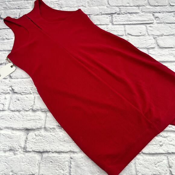 LEITH NORDSTORM Crossver Asymmetric Open Back Sheath Dress Pink Medium NWT - Picture 9 of 9